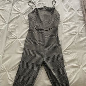 Plaid Jumpsuit